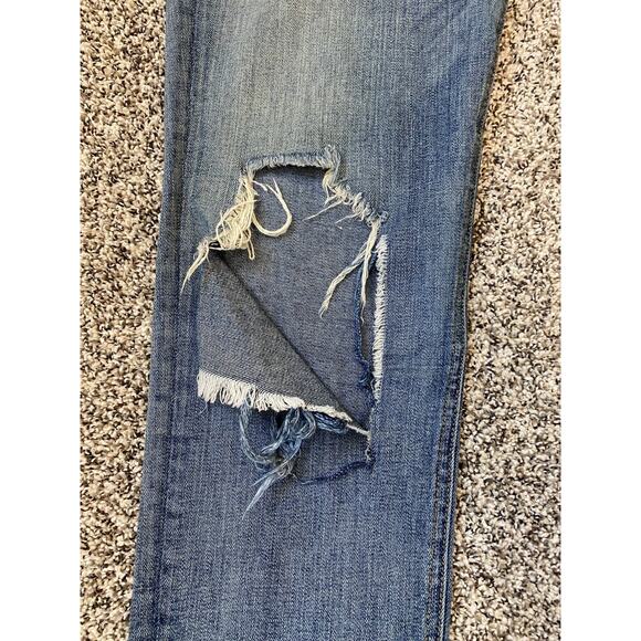 Rag & Bone Jeans Womens Size 27 Dash Distressed Blue Skinny Blue Casual Festival - Picture 6 of 14